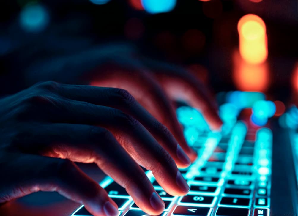 Hands on Keyboard Image