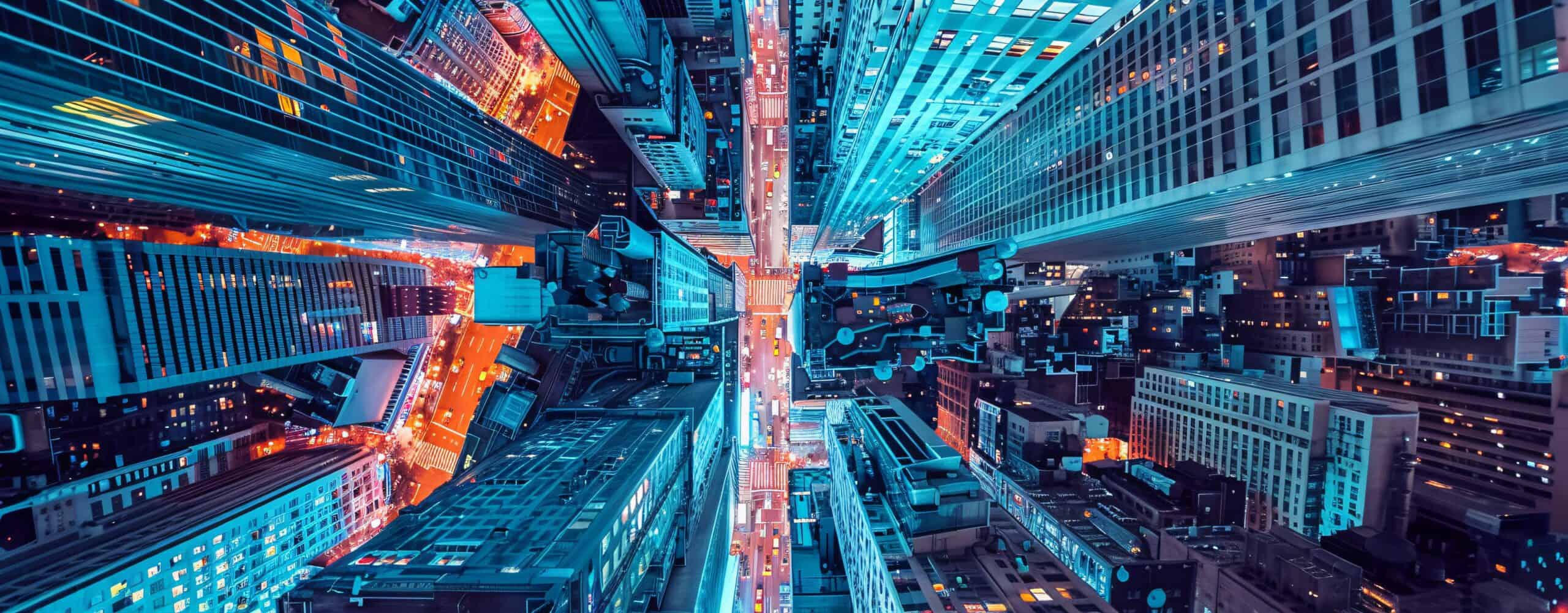 Nighttime Cityscape Image