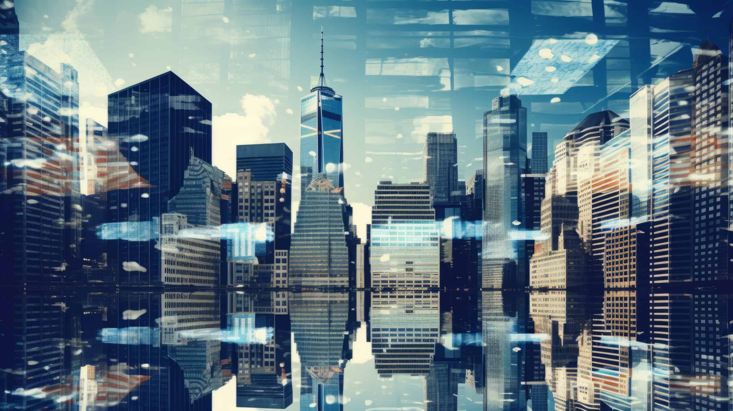 City With Buildings Image