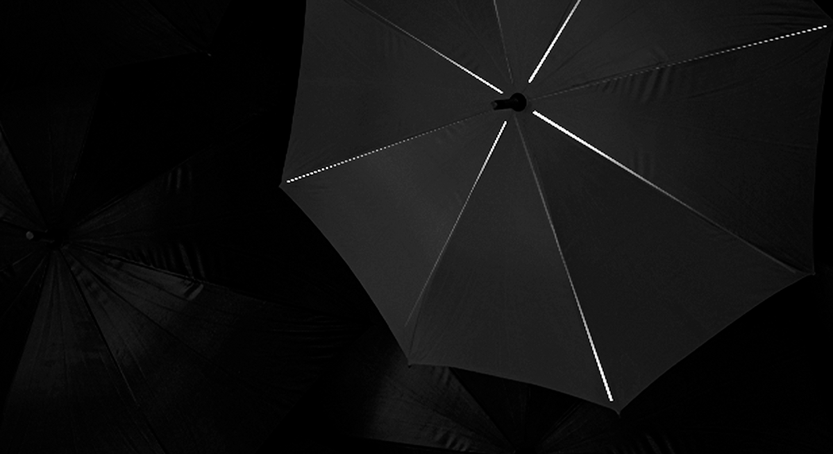 umbrella black&white