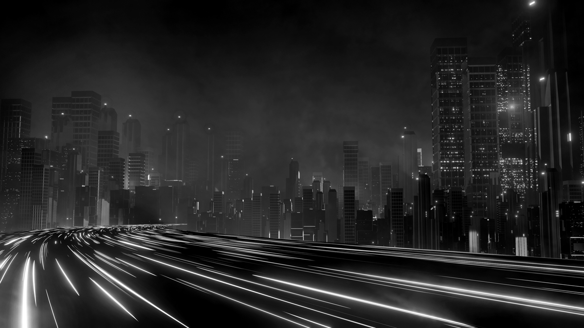 city and road