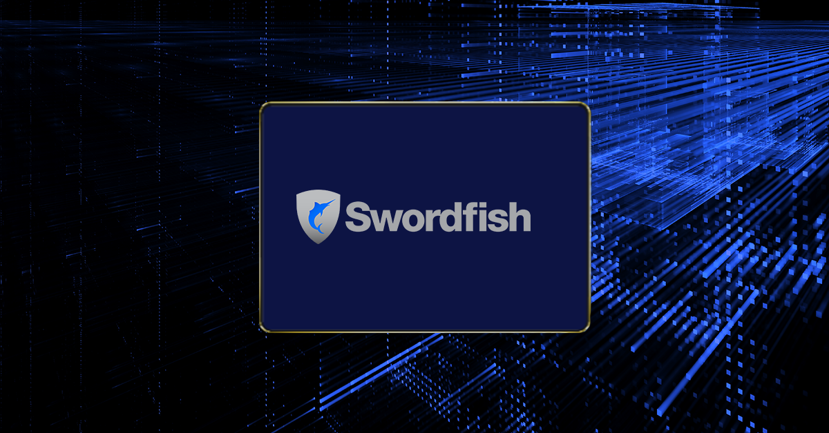 SWORDFISH logo in frame